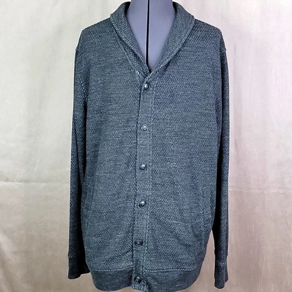 GOODFELLOW‎ "Mr. Rogers" Button Up Sweater Large